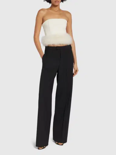 BLUMARINE Tailored Wide Leg Pants | Thumbnail 2