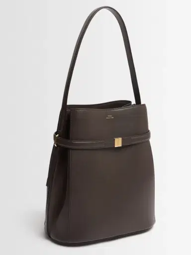 TOTEME Belted Nappa Leather Bucket Bag | Thumbnail 4
