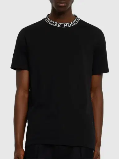 MONCLER Logo-trimmed Cotton T-shirt | Thumbnail 3