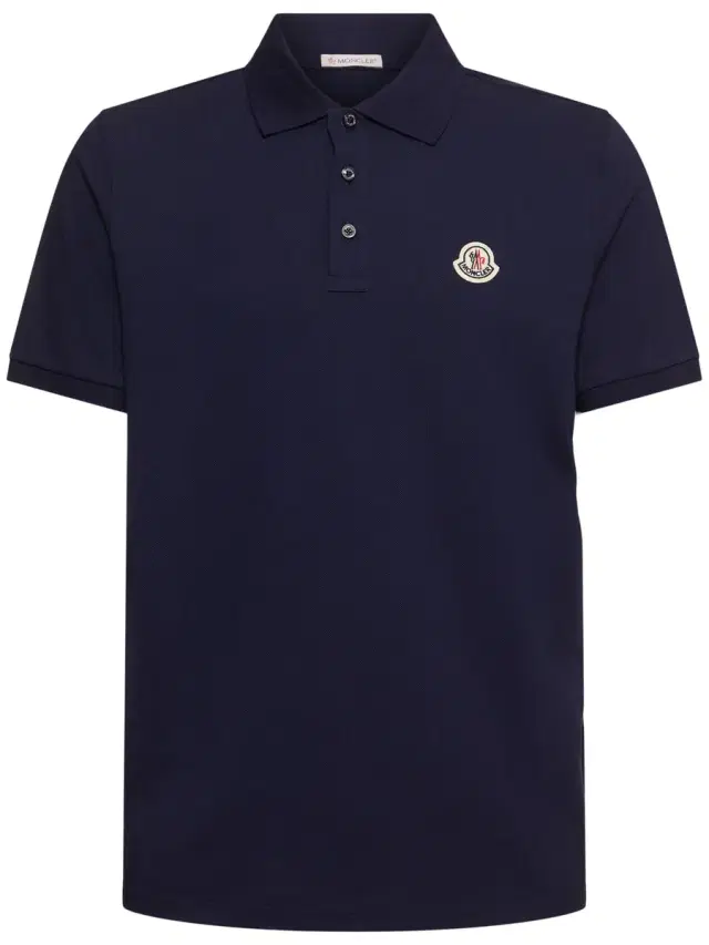 Striped Cotton Piquet Polo Shirt