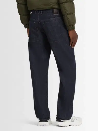MONCLER Cotton Denim Straight Jeans | Thumbnail 3 MONCLER Cotton Denim Straight Jeans | Thumbnail 3