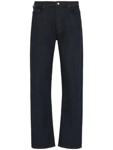 MONCLER Cotton Denim Straight Jeans | Thumbnail 1 MONCLER Cotton Denim Straight Jeans | Thumbnail 1
