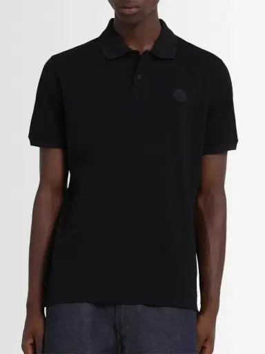 MONCLER Logo Cotton Piquet Polo Shirt | Thumbnail 3