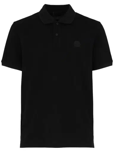 MONCLER Logo Cotton Piquet Polo Shirt | Thumbnail 1