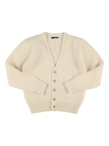 BALMAIN Wool & Cashmere Knit Cardigan | Thumbnail 1