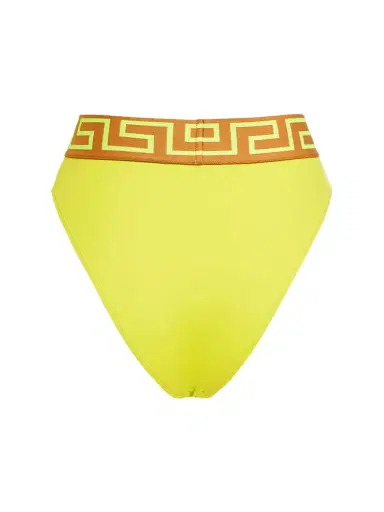 VERSACE Greca Lycra High Rise Bikini Bottoms | Thumbnail 5