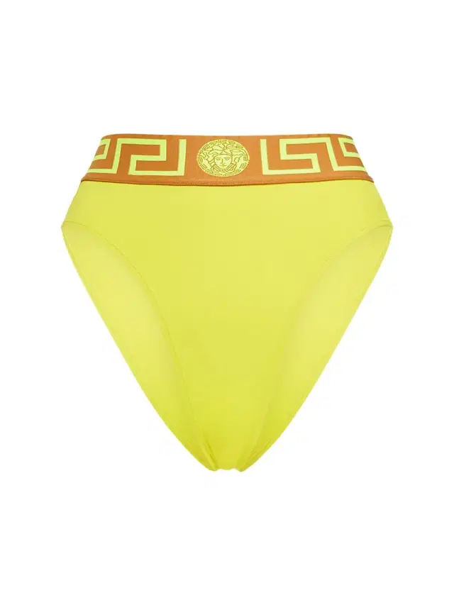 Greca Lycra High Rise Bikini Bottoms