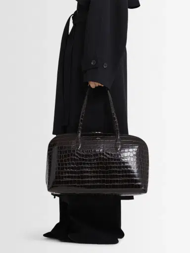 TOTEME Day Croc Embossed Leather Tote Bag | Thumbnail 2
