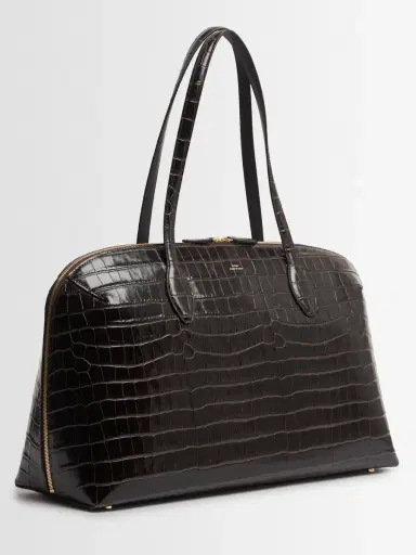 TOTEME Day Croc Embossed Leather Tote Bag | Thumbnail 3