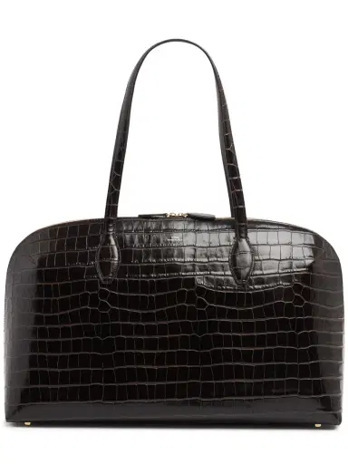 TOTEME Day Croc Embossed Leather Tote Bag | Thumbnail 1