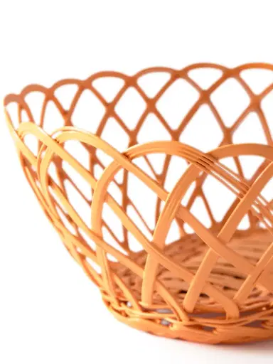 POLSPOTTEN Bakkie Painted Iron Oval Basket | Thumbnail 2