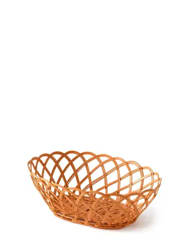 POLSPOTTEN Bakkie Painted Iron Oval Basket | Thumbnail 1