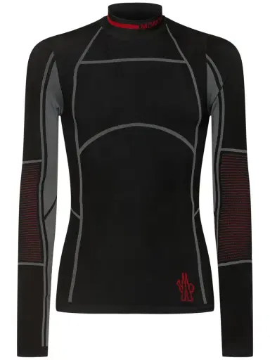 MONCLER GRENOBLE Performance Tech Long Sleeve Ski T-shirt | Thumbnail 1