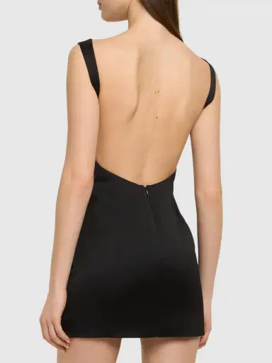 MÔNOT Plunging V Neck Mini Dress | Thumbnail 3