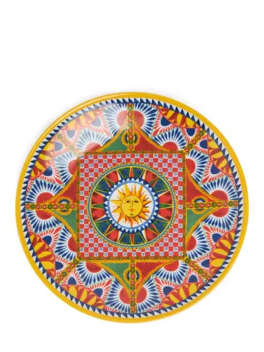DOLCE & GABBANA Set Of 2 Sole Carretto Dinner Plates | Thumbnail 1