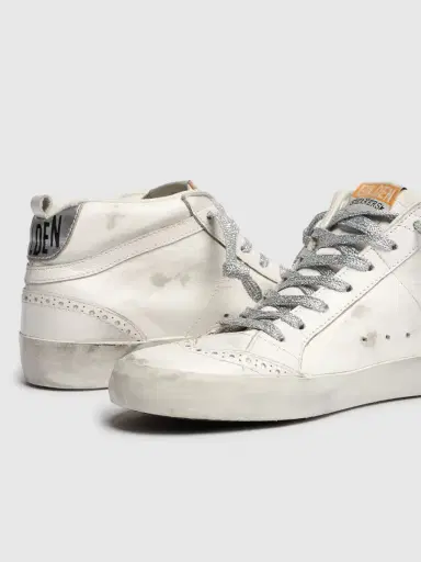 GOLDEN GOOSE 20mm Mid Star Leather Sneakers | Thumbnail 4