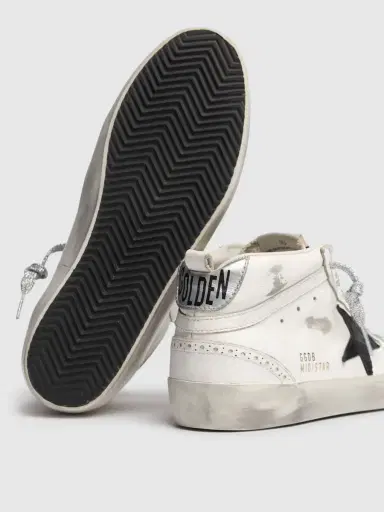 GOLDEN GOOSE 20mm Mid Star Leather Sneakers | Thumbnail 6