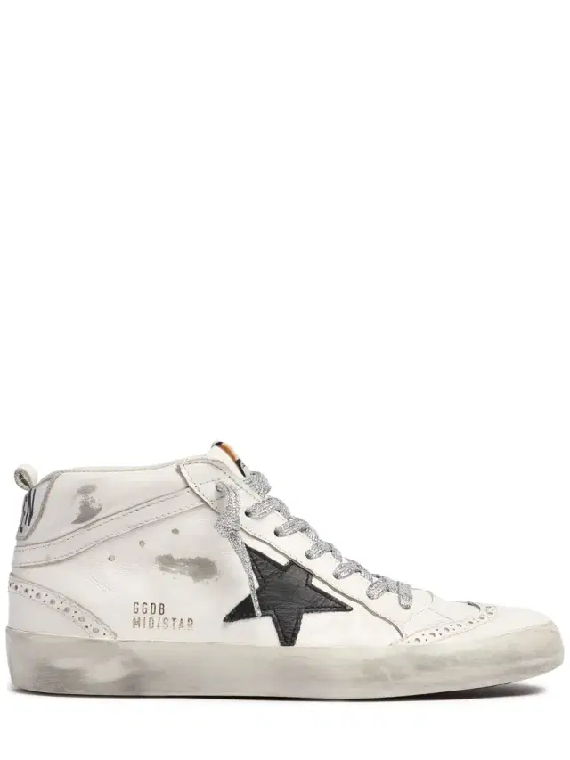 20mm Mid Star Leather Sneakers