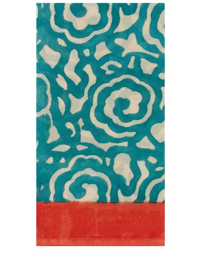 Set Of 4 Knight Peacock Napkins