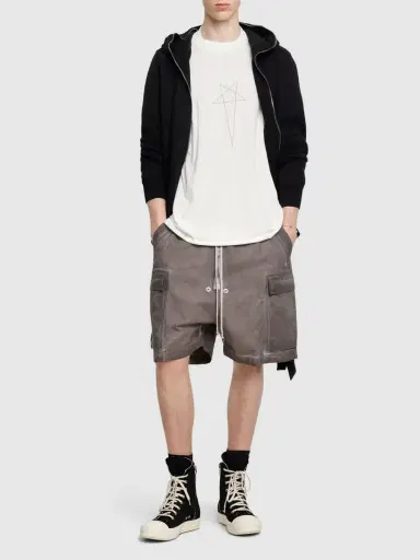 RICK OWENS DRKSHDW Tommy T Cotton T-shirt | Thumbnail 2