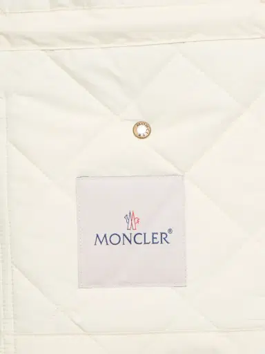MONCLER Vigny Diamond Quilted Linen Vest | Thumbnail 6 MONCLER Vigny Diamond Quilted Linen Vest | Thumbnail 6