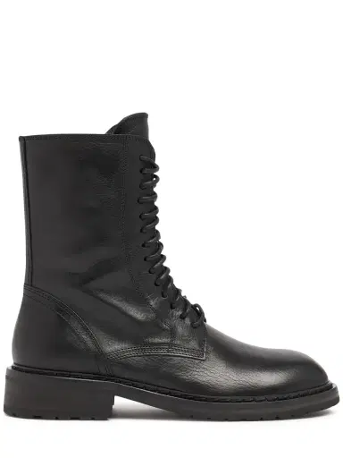 ANN DEMEULEMEESTER 40mm Danny Leather Combat Boots | Thumbnail 1