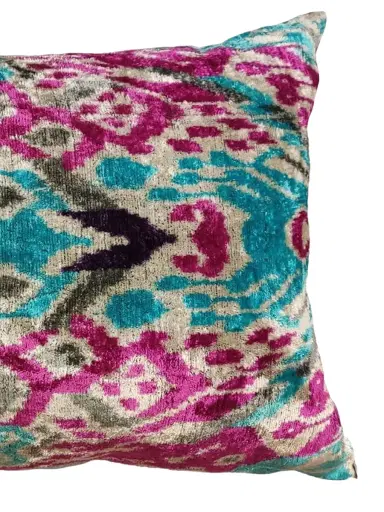 LES OTTOMANS Silk & Cotton Cushion | Thumbnail 2