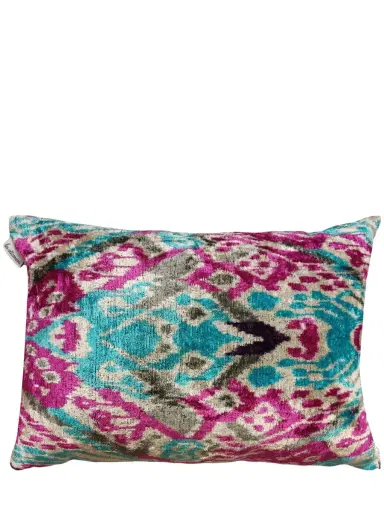 LES OTTOMANS Silk & Cotton Cushion | Thumbnail 1