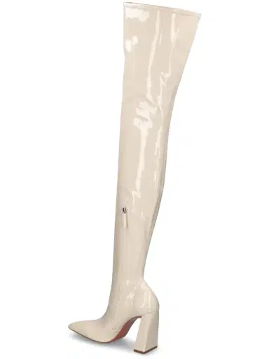 AMINA MUADDI 95mm Marine Latex Thigh-high Boots | Thumbnail 4