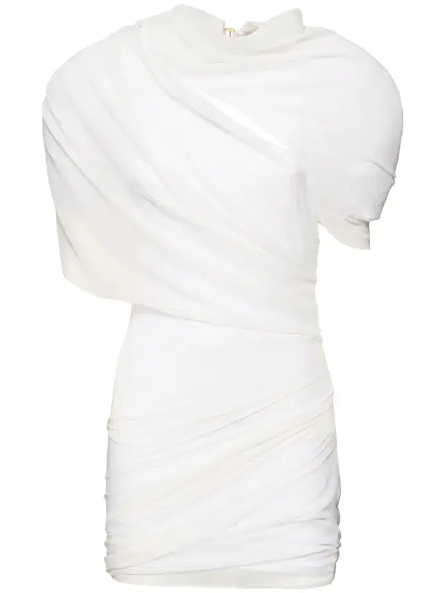 La Robe Castagna Draped Satin Dress