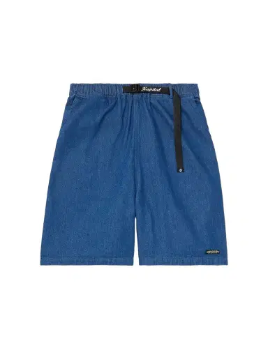 KAPITAL Easy Wide-Leg Belted Denim Shorts - Men | Thumbnail 1