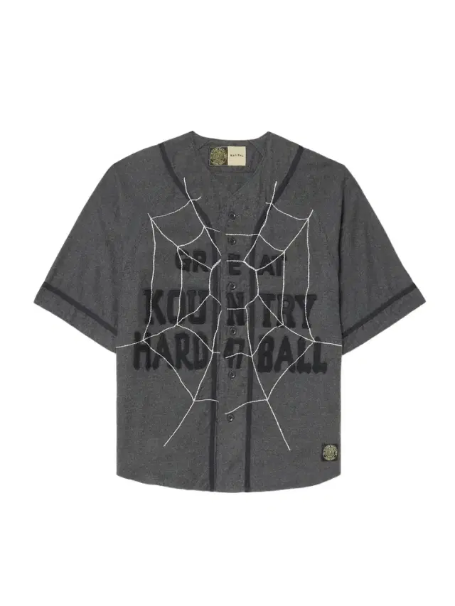 KAPITAL Embroidered Felt-Trimmed Cotton and Wool-Blend Shirt - Men