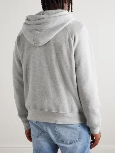 Les Tien French Terry Cotton-Jersey Raglan Hoodie - Men | Thumbnail 4 Les Tien French Terry Cotton-Jersey Raglan Hoodie - Men | Thumbnail 4