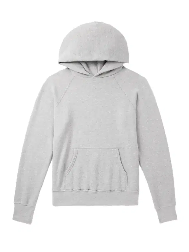 French Terry Cotton-Jersey Raglan Hoodie - Men