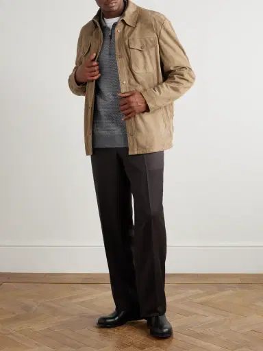 Canali Suede Jacket - Men | Thumbnail 2 Canali Suede Jacket - Men | Thumbnail 2