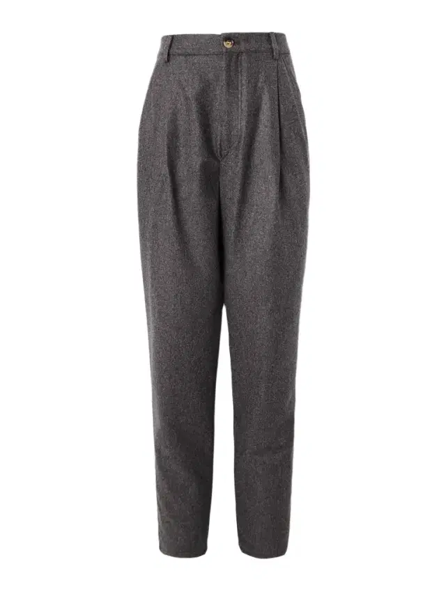 Straight-Leg Pleated Virgin Wool-Flannel Trousers - Men