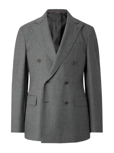 Canali Double-Breasted Wool Suit Jacket - Men | Thumbnail 1 Canali Double-Breasted Wool Suit Jacket - Men | Thumbnail 1