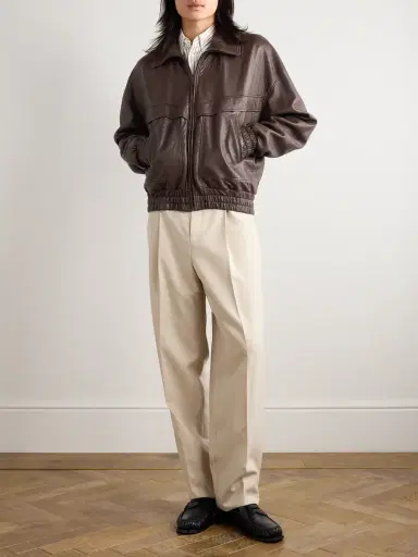 Saint Laurent Leather Jacket - Men | Thumbnail 2 Saint Laurent Leather Jacket - Men | Thumbnail 2