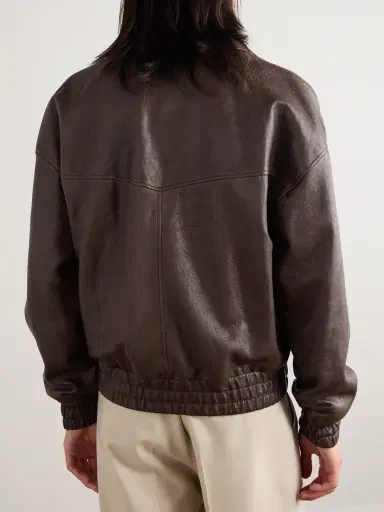 Saint Laurent Leather Jacket - Men | Thumbnail 3 Saint Laurent Leather Jacket - Men | Thumbnail 3