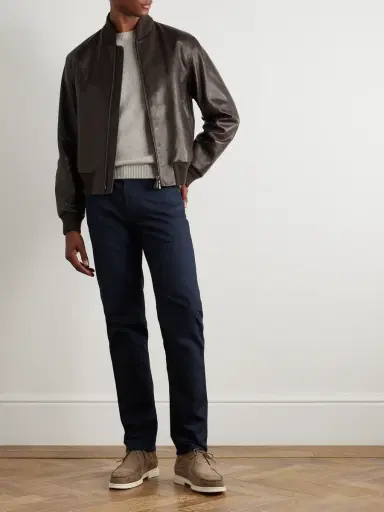 Loro Piana Quarona Slim-Fit Straight-Leg Jeans - Men | Thumbnail 2