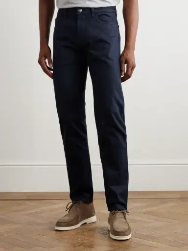 Loro Piana Quarona Slim-Fit Straight-Leg Jeans - Men | Thumbnail 3