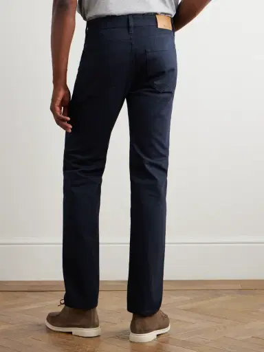 Loro Piana Quarona Slim-Fit Straight-Leg Jeans - Men | Thumbnail 4