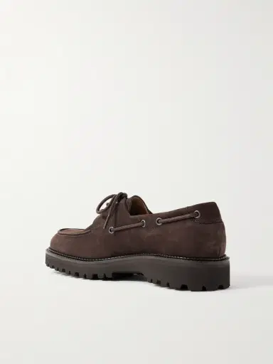 John Lobb Tide Nubuck Boat Shoes - Men | Thumbnail 4 John Lobb Tide Nubuck Boat Shoes - Men | Thumbnail 4
