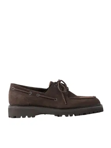 John Lobb Tide Nubuck Boat Shoes - Men | Thumbnail 1 John Lobb Tide Nubuck Boat Shoes - Men | Thumbnail 1