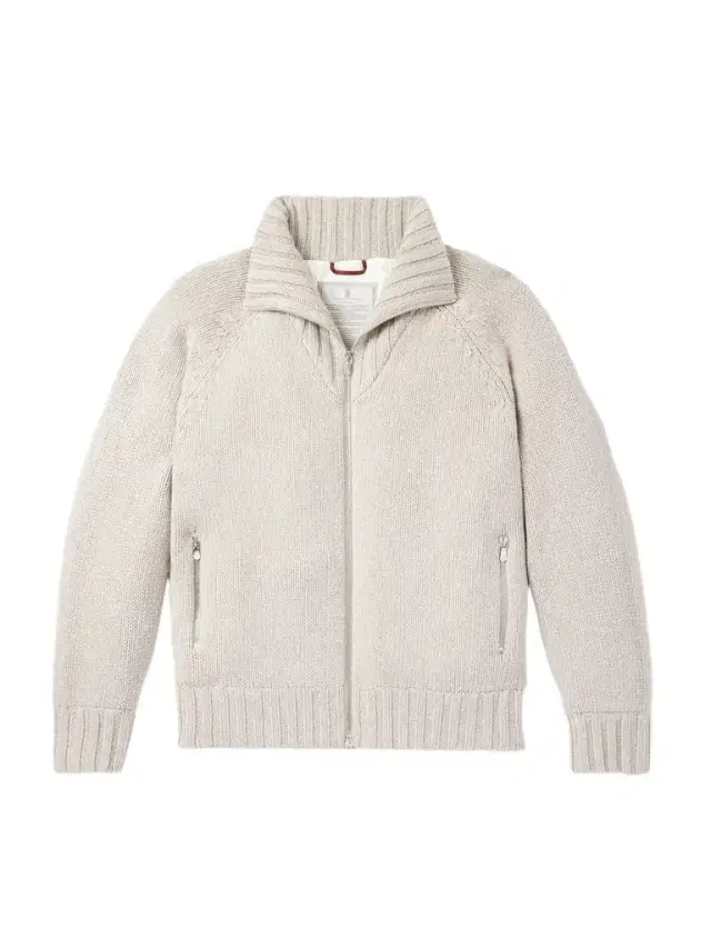 Cashmere Zip-Up Cardigan - Men