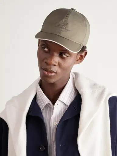 Loro Piana Logo-Embroidered Storm System® Shell Baseball Cap - Men | Thumbnail 2 Loro Piana Logo-Embroidered Storm System® Shell Baseball Cap - Men | Thumbnail 2