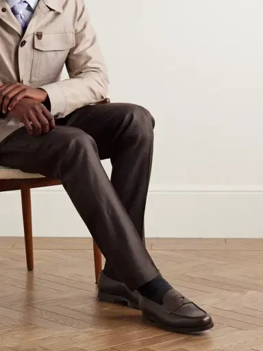 John Lobb Lopez Full-Grain Leather Penny Loafers - Men | Thumbnail 2 John Lobb Lopez Full-Grain Leather Penny Loafers - Men | Thumbnail 2