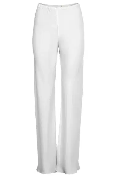 PETER COHEN Bias Wide Leg Pant - White | Thumbnail 1 PETER COHEN Bias Wide Leg Pant - White | Thumbnail 1