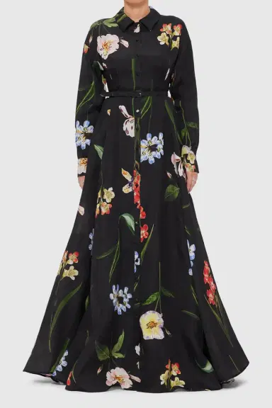LEO LIN Josephine Gown - Ebony | Thumbnail 5