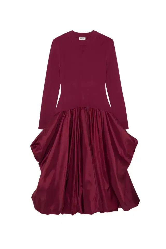 Simkhai Kenlie Taffeta Knit Midi Dress